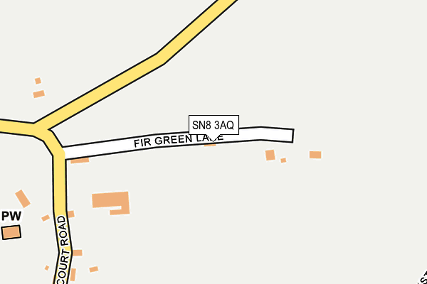 SN8 3AQ map - OS OpenMap – Local (Ordnance Survey)