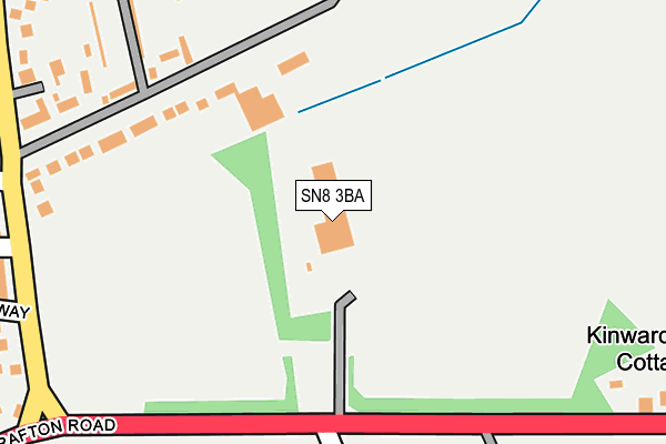 SN8 3BA map - OS OpenMap – Local (Ordnance Survey)