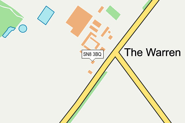 SN8 3BQ map - OS OpenMap – Local (Ordnance Survey)