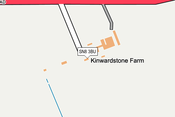 SN8 3BU map - OS OpenMap – Local (Ordnance Survey)