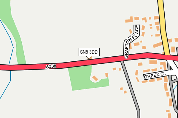 SN8 3DD map - OS OpenMap – Local (Ordnance Survey)