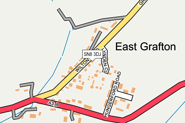 SN8 3DJ map - OS OpenMap – Local (Ordnance Survey)