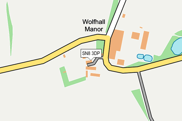 SN8 3DP map - OS OpenMap – Local (Ordnance Survey)