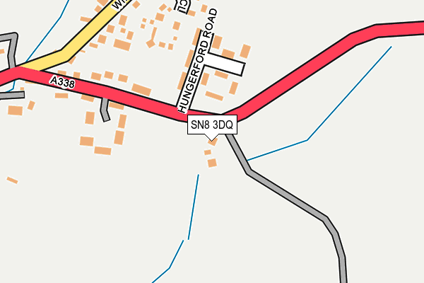 SN8 3DQ map - OS OpenMap – Local (Ordnance Survey)