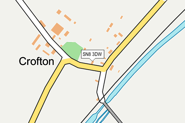 SN8 3DW map - OS OpenMap – Local (Ordnance Survey)