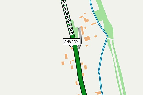 SN8 3DY map - OS OpenMap – Local (Ordnance Survey)