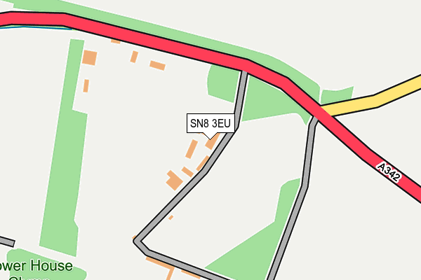 SN8 3EU map - OS OpenMap – Local (Ordnance Survey)