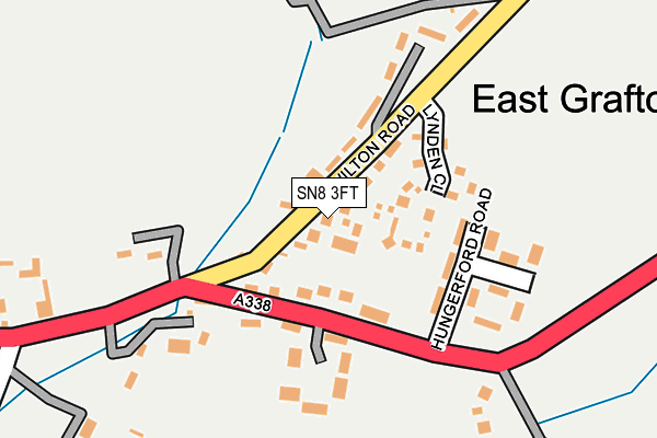 SN8 3FT map - OS OpenMap – Local (Ordnance Survey)