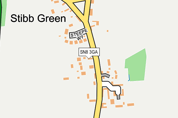 SN8 3GA map - OS OpenMap – Local (Ordnance Survey)