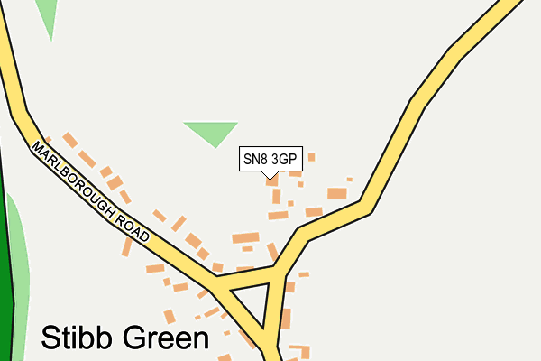 SN8 3GP map - OS OpenMap – Local (Ordnance Survey)