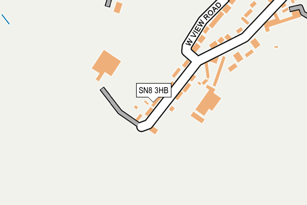 SN8 3HB map - OS OpenMap – Local (Ordnance Survey)