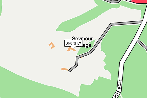 SN8 3HW map - OS OpenMap – Local (Ordnance Survey)