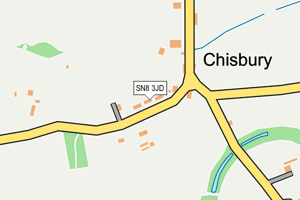 SN8 3JD map - OS OpenMap – Local (Ordnance Survey)