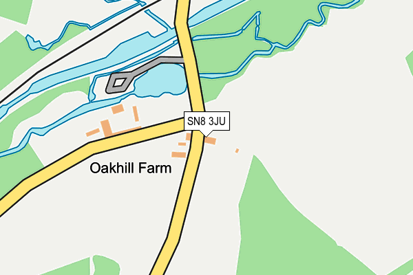 SN8 3JU map - OS OpenMap – Local (Ordnance Survey)