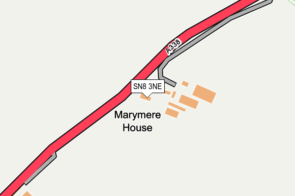SN8 3NE map - OS OpenMap – Local (Ordnance Survey)