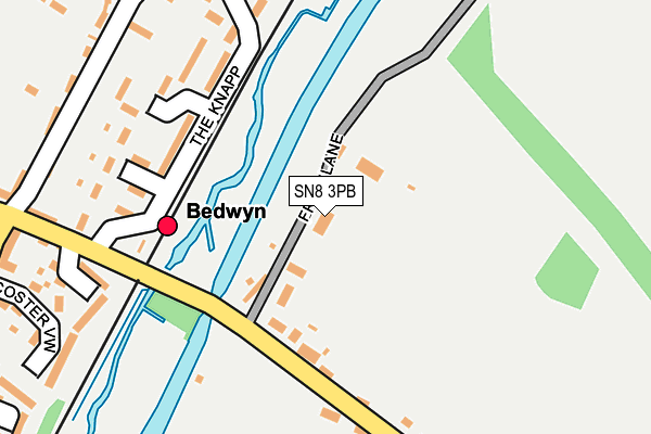 SN8 3PB map - OS OpenMap – Local (Ordnance Survey)