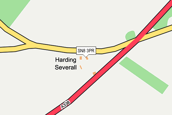 SN8 3PR map - OS OpenMap – Local (Ordnance Survey)