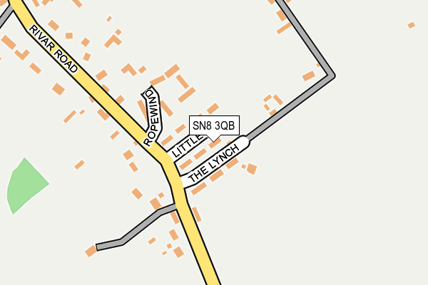 SN8 3QB map - OS OpenMap – Local (Ordnance Survey)