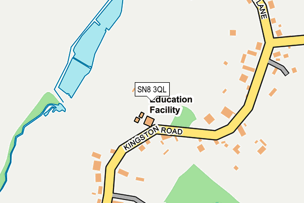 SN8 3QL map - OS OpenMap – Local (Ordnance Survey)