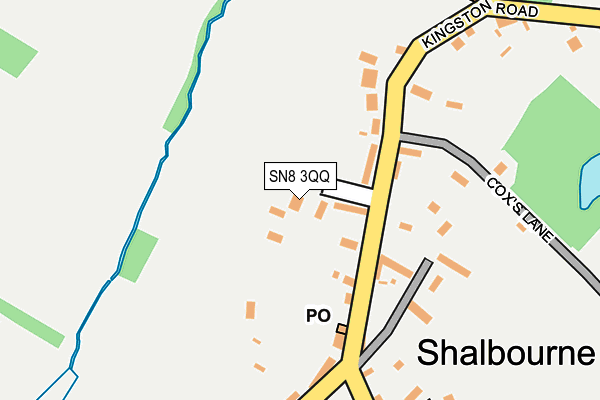 SN8 3QQ map - OS OpenMap – Local (Ordnance Survey)