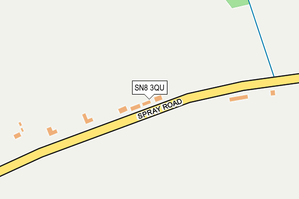 SN8 3QU map - OS OpenMap – Local (Ordnance Survey)