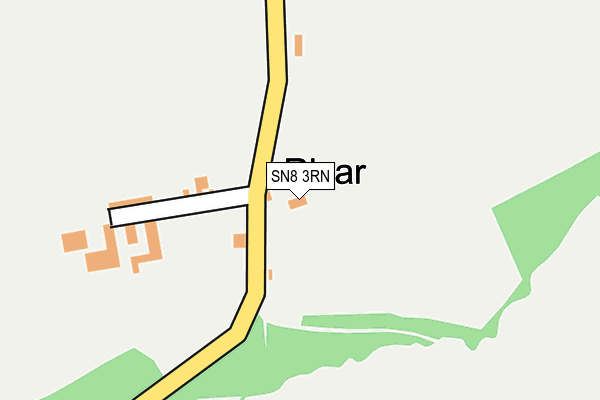 SN8 3RN map - OS OpenMap – Local (Ordnance Survey)