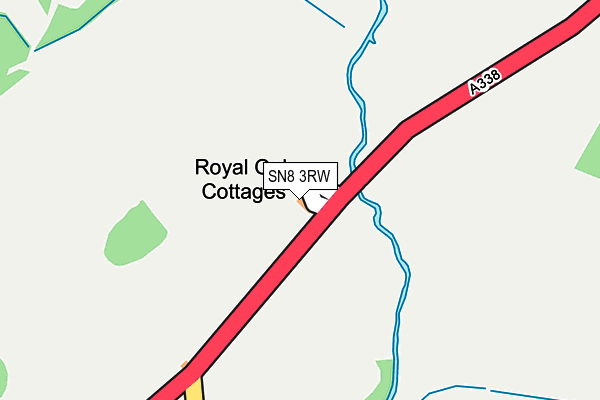 SN8 3RW map - OS OpenMap – Local (Ordnance Survey)