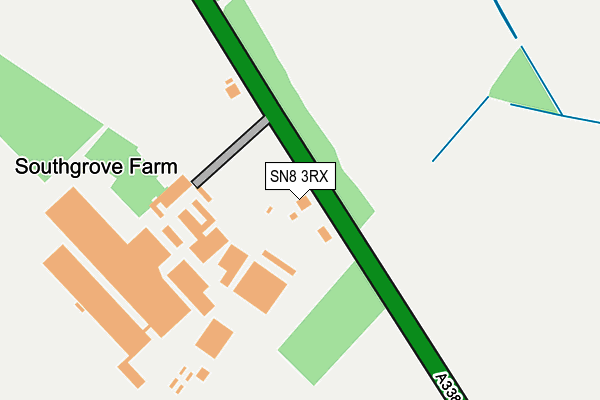 SN8 3RX map - OS OpenMap – Local (Ordnance Survey)