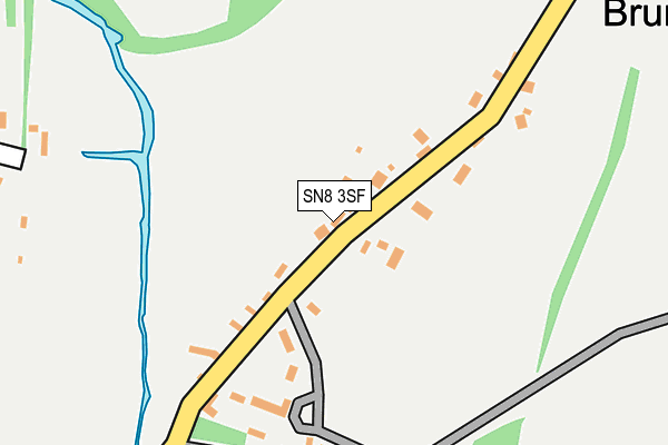 SN8 3SF map - OS OpenMap – Local (Ordnance Survey)