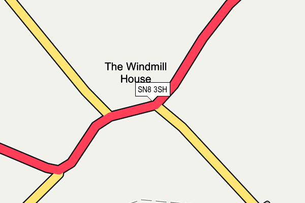 SN8 3SH map - OS OpenMap – Local (Ordnance Survey)