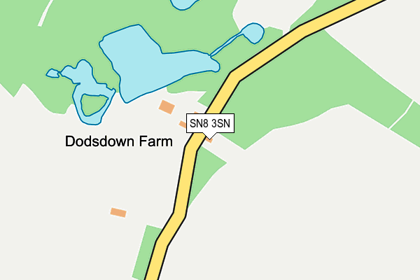 SN8 3SN map - OS OpenMap – Local (Ordnance Survey)