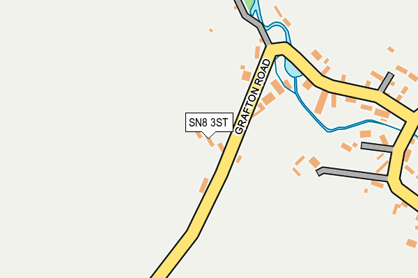 SN8 3ST map - OS OpenMap – Local (Ordnance Survey)