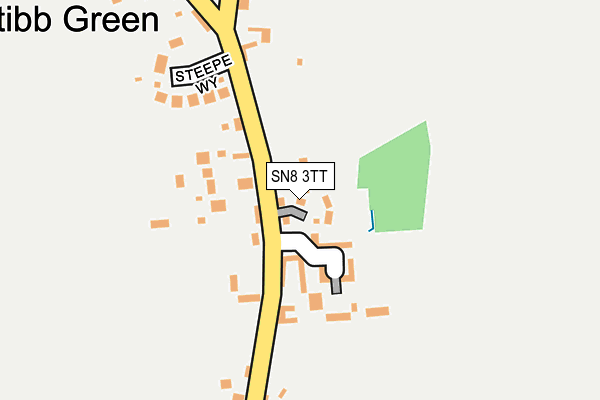 SN8 3TT map - OS OpenMap – Local (Ordnance Survey)