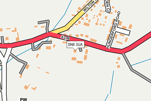 SN8 3UA map - OS OpenMap – Local (Ordnance Survey)