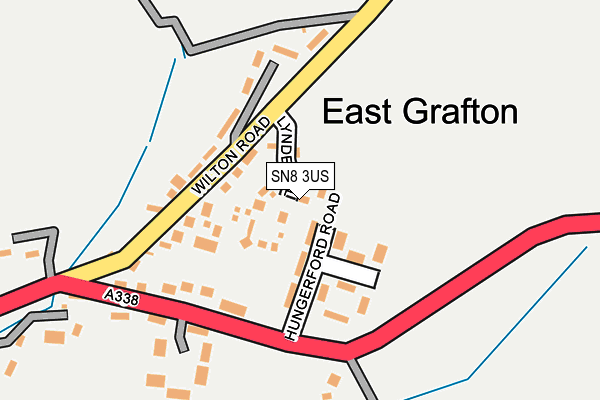 SN8 3US map - OS OpenMap – Local (Ordnance Survey)