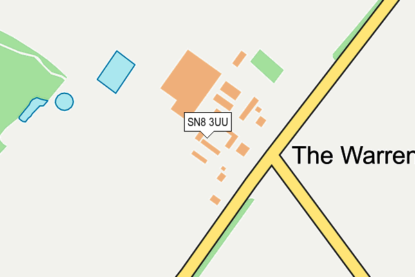 SN8 3UU map - OS OpenMap – Local (Ordnance Survey)