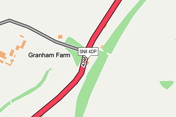 SN8 4DP map - OS OpenMap – Local (Ordnance Survey)