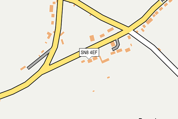 SN8 4EF map - OS OpenMap – Local (Ordnance Survey)