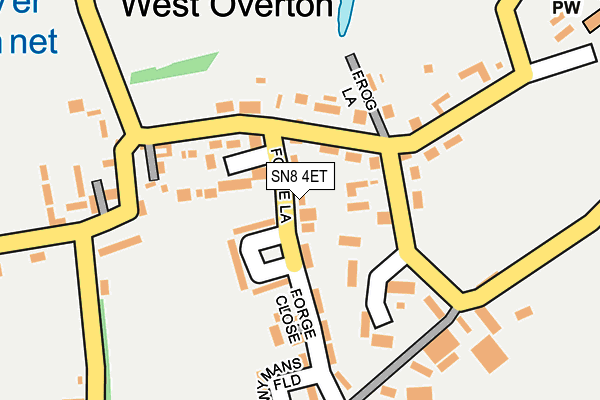 SN8 4ET map - OS OpenMap – Local (Ordnance Survey)