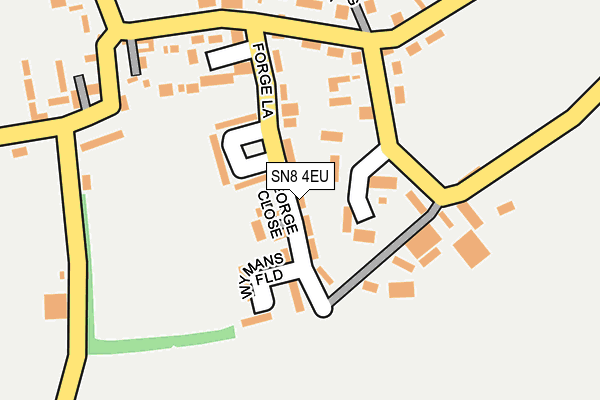 SN8 4EU map - OS OpenMap – Local (Ordnance Survey)