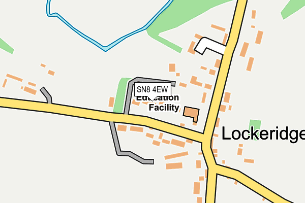 SN8 4EW map - OS OpenMap – Local (Ordnance Survey)