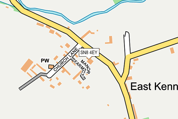 SN8 4EY map - OS OpenMap – Local (Ordnance Survey)