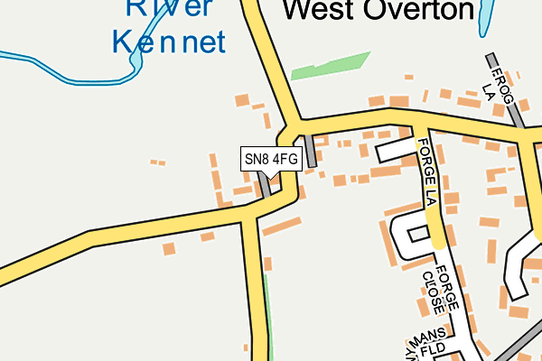 SN8 4FG map - OS OpenMap – Local (Ordnance Survey)