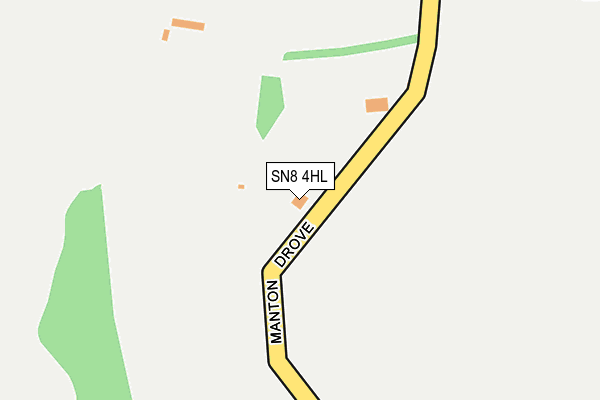 SN8 4HL map - OS OpenMap – Local (Ordnance Survey)