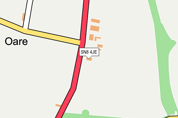 SN8 4JE map - OS OpenMap – Local (Ordnance Survey)