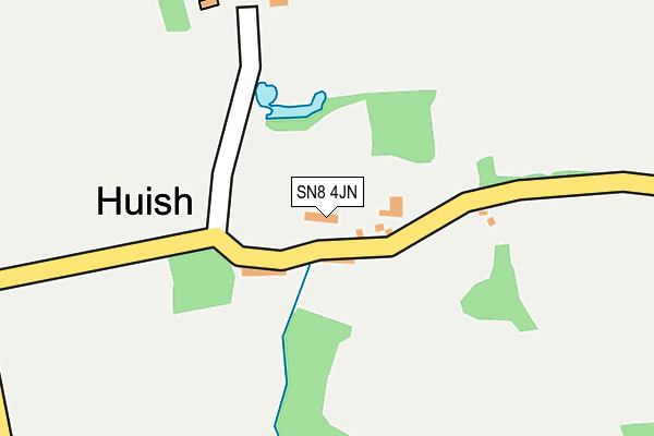 SN8 4JN map - OS OpenMap – Local (Ordnance Survey)