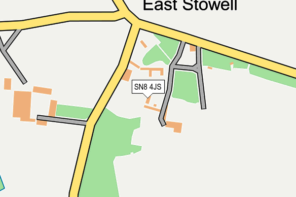 SN8 4JS map - OS OpenMap – Local (Ordnance Survey)