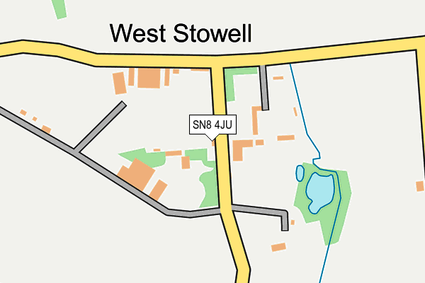 SN8 4JU map - OS OpenMap – Local (Ordnance Survey)