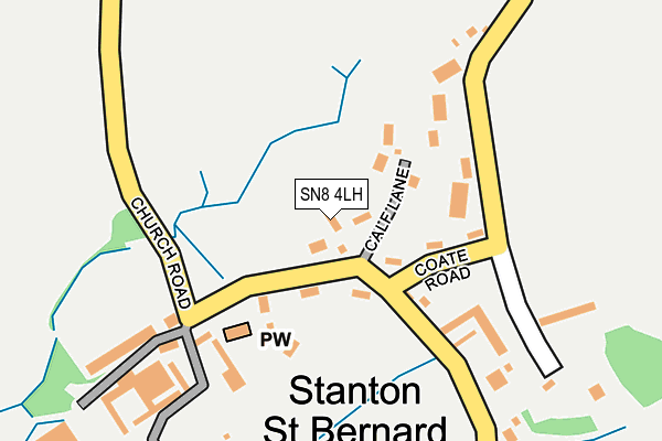 SN8 4LH map - OS OpenMap – Local (Ordnance Survey)