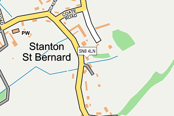 SN8 4LN map - OS OpenMap – Local (Ordnance Survey)